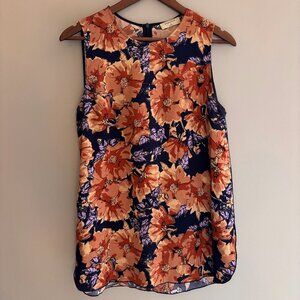 Aritzia Babaton WIELAND BLOUSE STARBOARD/GOLD size medium